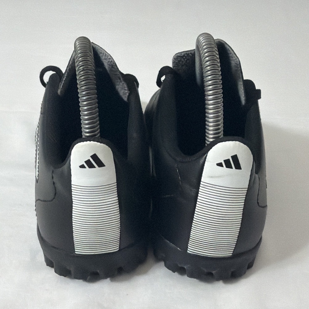 Adidas Black White Turf Shoes-Child Goletto VIII Turf Soccer Shoe size 5 Fit A+ - Picture 4 of 16